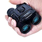 Binoculars Mini 10X22 Compact Small Binoculars for Adults and Kids, Lightweight Pocket Binoculars for Bird Watching, Travel, Concerts, Sports, Camping and Hiking with Weak Light Night Vision