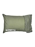 Klymit Drift Camping Pillow, Reversible Cover for Travel and Sleep, Shredded Memory Foam Comfort with Durable Shell (Large-Green)
