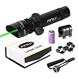 Pinty Green Laser Sight Hunting Rifle Dot Scope Adjustable with Mounts