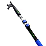 EVERSPROUT 5-to-13 Foot Telescoping Boat Hook | Floats, Scratch-Resistant, Sturdy Design | Durable & Lightweight, 3-Stage Anodized Aluminum Pole | Threaded End for Boating Accessories (13 Feet)
