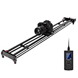 GVM Motorized Camera Slider, 48'/120CM Carbon Fiber Camera Slider with Time-Lapse Photography, Automatic Round Trip, Tracking Shooting and 120 Degree Panoramic Shooting, with Remote Controller