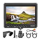 Neewer F100 7inch Camera Field Monitor HD Video Assist IPS 1280x800 4K HDMI Input 1080p with Sunshade and Ball Head for DSLR Cameras, Handheld Stabilizer, Film Video Making Rig (Battery Not Included)