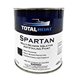 TotalBoat Spartan Antifouling Bottom Paint for Boats - Multi-Season Protection for Fiberglass, Wood and Steel (Black, Gallon)