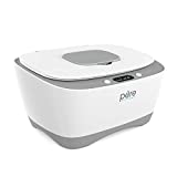 PureBaby™ Wipe Warmer with Digital Display - Easy-Feed Dispenser with 3 Heat Settings, LCD Display, 80 Wipe Capacity, Naturally Steam Heated for Comfort and Safety for Baby