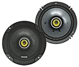 KICKER CSC65 CS Series 6.5 Inch 300 Watt 4 Ohm 2-Way Car Audio Coaxial Speakers System with Polypropylene Cone, PEI Tweeters & EVC Technology, Pair