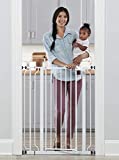 Regalo Easy Step 36' Extra Tall Walk Thru Baby Gate, Includes 4-Inch Extension Kit, 4 Pack of Pressure Mount Kit and 4 Pack Wall Cups and Mounting Kit