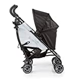 Summer 3Dflip Convenience Stroller, Black/Gray - Lightweight Umbrella Stroller with Reversible Seat Design for Rear and Forward Facing, Compact Fold, Adjustable Oversized Canopy and More