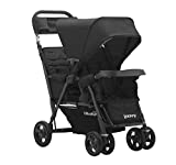 Joovy Caboose Too Ultralight Graphite Stroller, Stand on Tandem, Double Stroller, Black