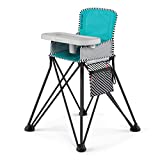 Summer Pop ‘n Sit SE Highchair, Sweet Life Edition, Aqua Sugar Color - Portable High Chair for Indoor/Outdoor Dining - Space Saver High Chair with Fast, Easy, Compact Fold, for 6 Months - 45 Pounds