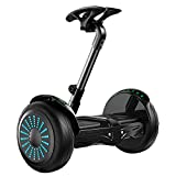 Smart Self Balancing Electric Scooter, Bluetooth APP Management Self Balancing Scooter with LED Lights, Sport Mode and Easier to Ride, Self Balance Electric Scooter for All People (Safety Upgrade) (Black)