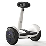 Hiboy J5 Self-Balancing Electric Scooter with Steering Bar, Smart Self-Balancing Hoverboards with APP Control, White and Black