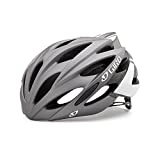 Giro Savant Road Bike Helmet, Matte Titanium/White, Medium