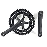 DONSP1986 52T/42T x 170mm Crankset for Mountain Road Bike Fixed Gear Bicycle (52T/42T Chainring)