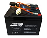 Razor 12 Volt 7Ah Electric Scooter Replacement Battery Pack Beiter DC Power Brand High Capacity - Set of 2 Includes New Wiring Harness Instructions Included! 6-DW-7