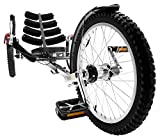 Mobo Cruiser Shift 3-Wheel Recumbent Bicycle Trike. Reversible Adult Tricycle Bike, black, 20-Inch