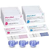 MomMed Ovulation and Pregnancy Test Strips (HCG20-LH60), Includes 20 Pregnancy Tests, 60 Ovulation Test Strips, 80 Urine Cups, Easy to Use Ovulation Predictor Kit, Accurate Fertility Test for Women