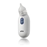 Braun Nasal Aspirator – Quickly and Gently Clear Stuffed Infant Noses, Toddler and Baby Nasal Aspirator with Two Adjustable Nasal Tips and Two Suction Levels
