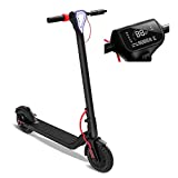 450W Electric Kick Scooter 19 Mph & Long Range Battery - 8.5' Honeycomb Tires Foldable & Disc Braking for Adults,Commuter
