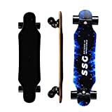 Skateboard 7 Layers Decks 31'x8' Pro Complete Skate Board Maple Wood Longboards for Teens Beginners Girls Boys Kids