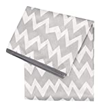 Bumkins Splat Mat, Waterproof, Washable for Floor or Table, Under Highchairs, Art, Crafts, Playtime 42x42 – Gray Chevron