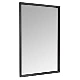 Amazon Basics Rectangular Wall Mirror 24' x 36' - Peaked Trim, Black