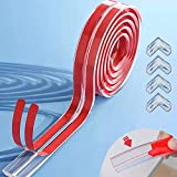 Edge Corner Guards Baby Proofing, 10FT Clear Furniture Edge Protector Strip, [10ft (3meters) Edge + 4 Corners] Safety 3M Pre-Taped Furniture Bumper, Baby Corner Protector for Fireplace, Table, Stair