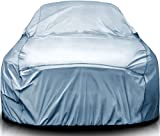 iCarCover 18-Layers Premium Car Cover Waterproof All Weather Weatherproof UV Sun Protection Snow Dust Storm Resistant Outdoor Exterior Custom Form-Fit Full Padded Car Cover with Straps (165' - 174' L)