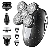 Electric Shaver for Women,5 in 1 Ladies Electric Razor for Legs Bikini Face Underarm Body,Painless Womens Electric Shavers with Security Lock,Waterproof Womens Electric Razor,Women's Day
