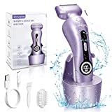 Electric Shaver for Women Best Electric Razor for Womens Bikini Legs Underarm Public Hairs Rechargeable Trimmer with Detachable Head Cordless Wet Dry Use
