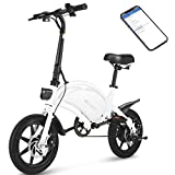 ANCHEER 14'' / 12'' Electric Bike Electric Bicycle, 500W / 350W Folding Electric Commuter Bike 20MPH Adults/Teens City Ebike with 48V 7.5Ah / 6Ah Battery & Dual-Disc Brakes