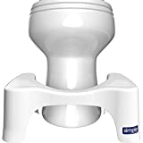 Squatty Potty Simple Bathroom Toilet Stool, White, 7'