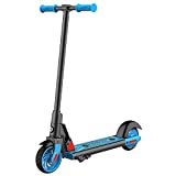 Gotrax GKS Electric Scooter, Kick-Start Boost and Gravity Sensor Kids Electric Scooter, 6' Wheels UL Certificated E Scooter for Kids Age of 6-12 (Blue)