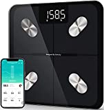 Etekcity Smart Scale for Body Weight, Accurate Digital Bathroom Weighing Machine with Body Fat Percentage Water Muscle BMI for People, Bluetooth Electronic Body Composition Monitors, 400lb