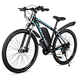 EBycco 29'' Waterproof EBike for Adults Men 500W, Giant Electric City Road Commuter Mountain All Terrain Bike Electric Outdoor Walking Beach Bicycle Large Frame with 48V Removable Battery 21 Gears