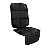 Car Seat Protector 1 Pack Car Seat Cushion Mat Thickest Padding,Waterproof 600D Fabric Car Seat Covers for Non-Slip Backing Mesh Pockets for Baby and Pet (1 Seat Protector)