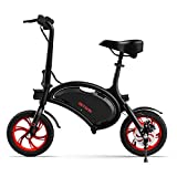 Jetson Electric Bike Bolt Folding Electric Bike, with Pegs - with LCD Display, Lightweight & Portable with Carrying Handle, Travel Up to 15 Miles, Max Speed Up to 15.5 MPH , 40' x 20' x 37'
