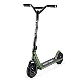 Osprey Dirt Scooter, All Terrain Trail Adult Scooter with Chunky Off Road Tyres, Green