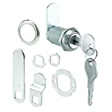 Defender Security U 9945 Cabinet Lock Secure Important Files and Drawers, 1 1/8”, Diecast Stainless Steel, Fits on 13/16” Max Panel Thickness, Pack of 1