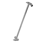 SparkPod Solid Brass Adjustable Shower Arm Extension with Universal Connection to all Shower Heads. Easy to Install, Anti-Leakage Technology (16' Chrome)