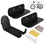 Eapele Bike Pedal Hanger Bicycle Wall Mount Horizontal Hanger, Heavy-Duty 10GA Steel Plates Made, Support to 150lb, Compatible with Platform Pedal, Clipless Pedal, and Hybrid Pedal