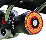 G Keni Smart Bike Tail Light, Brake Sensing Rear Lights, Ultra Bright LED Warning Bicycle Flashlight, USB Rechargeable, Auto On/Off Sensor, IPX6 Waterproof, Cycling Safety Back Taillight Accessories