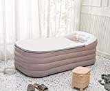 ThermaeStudio Mobile bathtub,Inflatable bathtub -SPA bathtub - Foldable,Portable,Freestanding | with Electric Air Pump | Designed in Rome (Lightcoffe)
