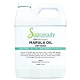 MARULA Oil Organic Cold Pressed Unrefined | 100% Natural Available in Bulk | Carrier for Essential Oils, Face, Skin, Hair Moisturizer, Soap Making | Sizes 2OZ to 7 LBS | (32 OZ)
