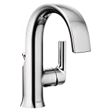 Moen S6910 Doux Collection One-Handle High Arc Laminar Stream Bathroom Faucet, Chrome