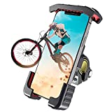 Bike Phone Mount, Motorcycle Phone Holder Anti Shake, Super Stable 360° Rotatable Mountain Bike Phone Holder Compatible with iPhone 12 11 Pro Max, Galaxy S21, S10, S9 and More 4.7'- 6.8' Cellphone -B
