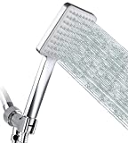 GRICH High Pressure Shower Head with Handheld, 6 Spray Modes / Settings Detachable Shower Head with Stretchable 59' 304 Stainless Steel Hose and Multi Angle Adjustable Shower Bracket