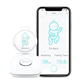 Sense-U Baby Breathing Monitor 3: Monitors Infant Breathing Movement, Rollover, Feeling Temperature and Baby Room’s Temperature, Humidity Level with Real-time Alerts from Anywhere, Green