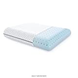 WEEKENDER Ventilated Gel Memory Foam Pillow - Washable Cover - Standard Size