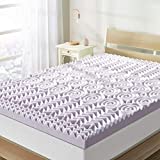 Best Price Mattress 3 Inch 5-Zone Memory Foam Mattress Topper, Soothing Lavender Infusion, CertiPUR-US Certified, Queen
