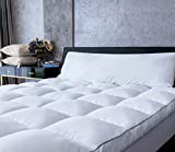 Mattress Topper Queen Cooling Plush Pillow Top Mattress Pad Bed Topper, Hotel Quality Down Alternative Pillow Topper